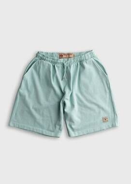 NEW IRON & RESIN men's high tide heavy jersey short in aqua green